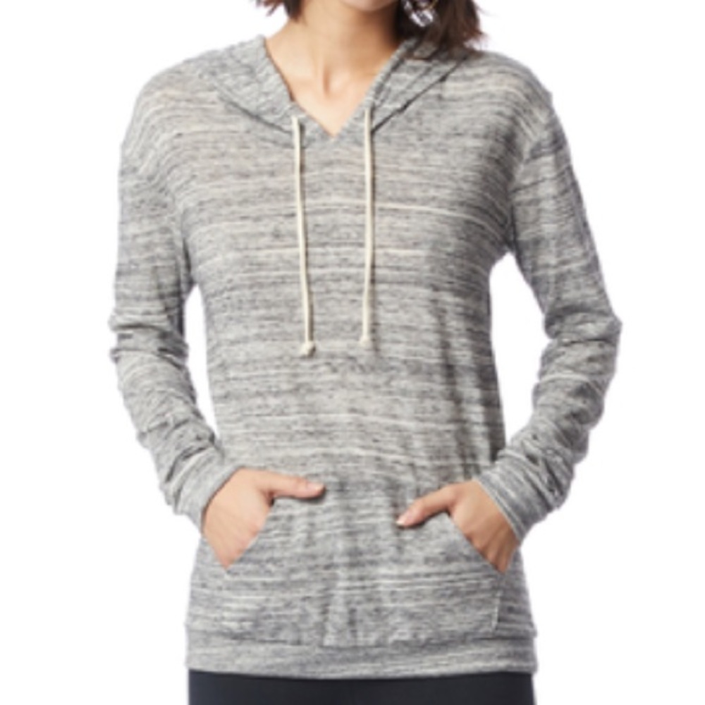NEW Alternative Apparel Women’s Classic Gray Pullover Hoodie